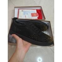 ราคา Flash Deal 106 Clearance CL Christia Lubouti ผู้ชายรองเท้าผ้าใบต่ํารองเท้าผ้าใบสีแดงรองเท้ากีฬาเพื่อการพักผ่อน EUR44 สีดํา (27557174501)