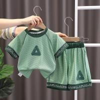ราคา ชุดเสื้อแขนสั้น และกางเกงขาสั้น สไตล์เกาหลี สําหรับเด็กผู้ชาย สองชิ้น (23731362685)