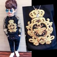 ราคา ชุดเสื้อผ้า เสื้อแขนยาว กางเกงขายาว สไตล์เกาหลี สำหรับเด็กผู้ชาย เหมาะกับฤดูใบไม้ผลิ (5084997527)