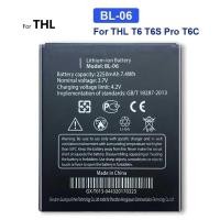 ราคา แบตเตอรี่โทรศัพท์มือถือ BL 06 T6S สำหรับ THL T6 Pro T6C เปลี่ยนแบตเตอรี่ความจุสูง 2250mAh (28057085098)