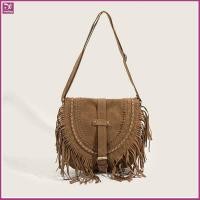 ราคา กระเป๋าสะพายข้างทรงอาน กระเป๋าสะพายอเนกประสงค์ พู่ สไตล์เกาหลี สไตล์เรโทร เหมาะสำหรับผู้หญิง (29155505090)