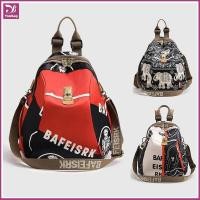 ราคา พิมพ์กระเป๋าเป้สะพายหลังผ้า Oxford ลำลองน้ำหนักเบากระเป๋าเป้สะพายหลังผู้หญิง (22989876391)