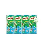 ราคา MILO Activ Go UHT Milk Chocolate Malt Flavor Less Sugar 170 ml Pack 4 (27103671004)