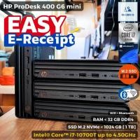 ราคา คอมพิวเตอร์มินิ HP ProDesk 400 G6 mini Core i7 10700T MAX 4 5GHz Gen10 SSD M 2 NVMe Windows 11 ต่อ WIFI บลูธูท ได้ (23979856021)