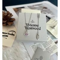 ราคา Ismene Pendant Vivienne Westwood สี Silver Pink คริสตัลชมพู ของแท้ พร้อมส่ง (28357300877)