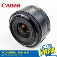 ราคา Yongnuo 35mm F2 เลนส์ออโต้โฟกัส Canon DSLR สำหรับ Canon EF EF S Mount YN AUTO FOCUS Lens 35 mm F2 AF MF (4774905049)