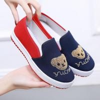 ราคา ฤดูใบไม้ผลิฤดูใบไม้ร่วงเก่าปักกิ่งรองเท้าผ้ารองเท้าผู้หญิงbreathable Anti Slipแบนรองเท้านักเรียนAll Match Slip On La (27101199652)