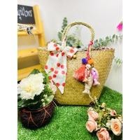 ราคา กระเป๋ากระจูด มีซับใน มีโบว์ มีพู่ จุ๊กๆ (14340415552)