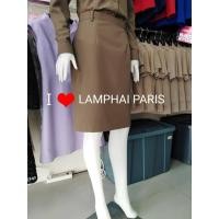 ราคา เฉพาะกระโปรง เครื่องแบบชุดตำรวจหญิงสีใหม่ สนว 01 กระโปรงทรงสอบมีหูสอดเข็มขัดซับในเต็มตัว (18692151263)