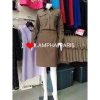 ราคา XL XXL 3XL ชุดตำรวจหญิงสีใหม่สนว 01 เสื้อคอปกบ่าอินธนูแข็งพิเศษพร้อมกระโปรงทรงสอบมีหูสอดเข็มขัดซับในเต็มตัว มีซิปหน้า (22351998613)