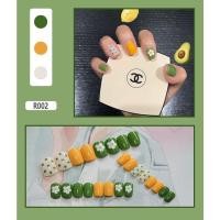 ราคา เล็บปลอม ลายน่ารัก พร้อมสติกเกอร์ติดเล็บ 24 ชิ้น (19981251164)