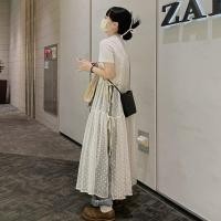 ราคา 71391 ชุดเดรสสายเดี่ยว ผ้าชีฟอง ปักลายลูกไม้ (29500559947)