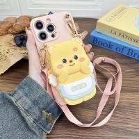ราคา Coin Purses เคส For Xiaomi Redmi Note9 Pro MAX Note10 5G Note9S Note10S Note8 Note7 Note5 Note6 Note8T เคสโทรศัพท์ 3D Cute Cartoon Wing Bear กระเป๋าใส่เหรียญ Silicone Cover Protect Camera Casing Soft 