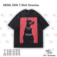 ราคา DIESEL DOG T Shirt Oversize (28401133307)