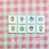 ราคา 8 ชิ้น ONE PIECE Keycap PBT XDA คีย์บอร์ดเครื่องกลปุ่มกด Y (29356800349)