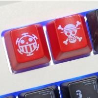 ราคา Abs Keycap โปร่งแสง One Piece Keycap น่ารักคีย์บอร์ด Keycap OEM R4 2891 (26855857147)