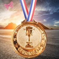 ราคา 2 55 in Medal Gold Plastic Winner Medal Gold Silver Bronze Prize for Kids Adults fivehappy th (25183571847)