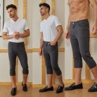 ราคา AB Skinny For Men สีเทาเข้ม กางเกง 7 ส่วน ของแท้ จากเพจดัง 80 000 Like กางเกง AB สกินนี่ยีนส์ ผู้ชาย (24382441931)