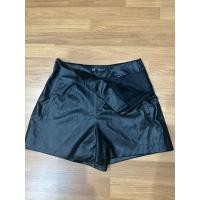 ราคา กางเกงขาสั้นซาร่า ZARA กางเกงหนัง ซิปข้าง (26907574571)