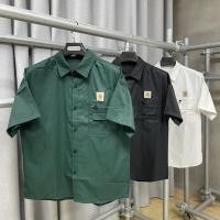 ราคา คลังสินค้าพร้อม Carhartt WIP เสื้อเชิ้ตแขนสั้นฤดูร้อนชุดทํางานลําลองเสื้อเชิ้ตแฟชั่นวินเทจครึ่งแขน (26201610840)