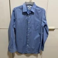 ราคา สินค้ามือ2 เสื้อเชิ้ตสีฟ้า uniqlo (26206913230)