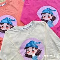 ราคา เสื้อแขนยาวเด็ก สเวตเตอร์เด็กคอกลม เสื้อกันหนาวเด็ก เนื้อผ้าคอตตอน 100 สกรีนลายการ์ตูนเด็กผู้หญิงน่ารัก (18074132790)