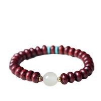 ราคา สร้อยข้อมือสร้อยข้อมือลูกปัดไม้จันทน์สีแดงใบเล็ก ไม่จํากัดเพศ 2956 (25883216013)