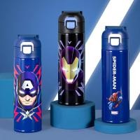 ราคา Marvel Spider Man Ice Snow กระติกน้ําร้อนสําหรับเด็กน่ารักการ์ตูน 316 เหล็กนักเรียนเฉพาะถ้วยดื่มโดยตรงถ้วยฟาง (29156260001)