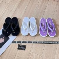 ราคา 24ss แบรนด์หรู Designer CC Flip Flops ผู้หญิงสาวรองเท้าแตะกลางแจ้งแบบสวม (23564787508)