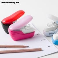 ราคา เครื่องเย็บกระดาษ Livehouseey เครื่องเย็บกระดาษที่ทนทาน อุปกรณ์สำนักงานที่ทันสมัย ไม่ต้องใช้ลวดเย็บ เครื่องเย็บกระดาษแบบพกพาโดยไม่ต้องใช้เข็ม เครื่องเย็บกระดาษแบบไม่ใช้ลวดเย็บ (28957855662)