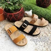 ราคา รองเท้าสุขภาพผู้หญิง พื้นปุ่มนวด น้ำหนักเบานุ่มสวมใส่สบายเท้า 2 ตอนแต่งเข็มขัด พร้อมส่ง (7651004548)