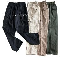 ราคา กางเกงคาร์โก้ Dickies ทรงกระบอก ฟรีไซส์ 25 38 ใส่ได้ทั้งชายและหญิง กระเป๋าข้างปักดิกกี้ เอวสม็อคหลัง (20479576762)