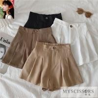 ราคา กางเกงขาสั้นลําลอง เอวสูง ทรงเอ แต่งจับจีบ ขนาดเล็ก แฟชั่นฤดูร้อน สําหรับสตรีอวบ 2023 (19295654370)