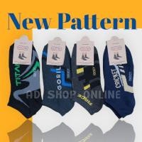 ราคา ถุงเท้าข้อสั้นสีทึบคละลาย ยกโหล12คู่ (3760538306)