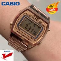 ราคา ของแท้100 นาฬิกา Casio นาฬิกาสุภาพสตรี รุ่น B640WC สีทอง รับประกัน 1 ปี (21702423325)