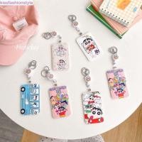 ราคา Kissfashionstyle พวงกุญแจเครยอนชินจัง กระเป๋าเป้สะพายหลังตกแต่งการ์ตูนกรณีบัตรเครยอนชินจัง หดหัวเข็มขัดสไลด์การ์ดปกเครยอนชินจังพวงกุญแจ (29857259289)