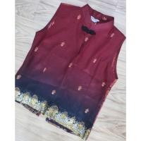 ราคา เสื้อคอจีนแขนกุดงานซิปหลังผ้าบางเบาลวด ลายไทย อก 34 นิ้วยาว 20 นิ้ว (27955595619)