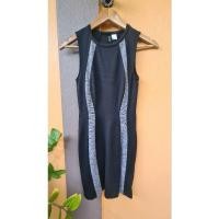 ราคา เดรสรัดรูป เซ็กซี่ แฟชั่นผู้หญิง รัดรูป ทูโทน สีดำเทา (25868004695)