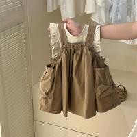 ราคา Babykids ชุดเซ็ทเด็กผู้หญิง ชุดกระโปรงเอี๊ยมสไตล์เกาหลีสำหรับเด็กผู้หญิง (24980693992)