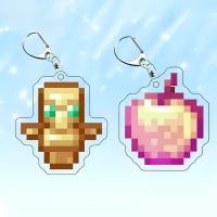 ราคา พวงกุญแจ Minecraft Minecraft พวงกุญแจ MC พร้อม Devil Apple Resurrection Totem จี้ God of War รุ่นตกแต่งขนาดเล็ก XZHN (29955831406)