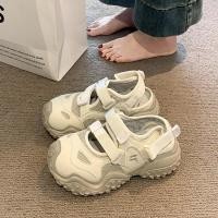 ราคา ผู้หญิงรองเท้า PU ยางแบนรองเท้าแตะหัว (29552859488)