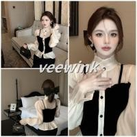 ราคา Veewink เสื้อเบลาส์ คอวี แขนยาว ผ้าชีฟอง แต่งลูกไม้ สไตล์เกาหลี สําหรับผู้หญิง ล่าสุดสบาย ๆ สวย สไตล์เกาหลี ทันสมัย (27551667075)