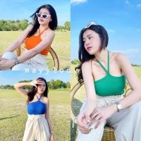 ราคา mayylody ครอปท็อป เกาะอกผูกคอโชว์หลังเบาๆๆแซบๆ (22369981060)