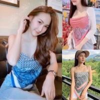 ราคา Hot สายเดี่ยวผ้าเช็ดหน้า ชุดไปทะเล เสื้อสายเดี่ยว สายเดี่ยว สายเดี่ยวผ้าเช็ดหน้า (7619237011)