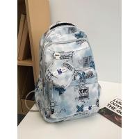 ราคา Niche Design Graffiti กระเป๋าเป้สะพายหลังความจุขนาดใหญ่อินเทรนด์กระเป๋าเป้สะพายหลังนักเรียนมัธยมกระเป๋านักเรียนมูลค่าสูง (25984818827)