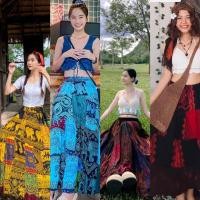 ราคา มาครบสีนะะ กระโปรงอินเดีย กระโปรงโบฮีเมี่ยน มีหลายสีเลยนะ (11997846629)