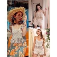 ราคา เสื้อสายเดี่ยวถักไหมพรมชายซุย เสื้อสายเดี่ยว มีบริการเก็บเงินปลายทาง (15855427885)
