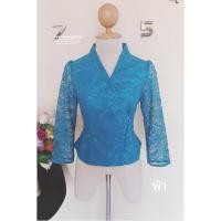 ราคา เสื้อลูกไม้เบลล่า เสื้อลูกไม้ คอวี แขนยาว กระดุมป้าย แมชใส่กับผ้าถุง ไปงานบวช งานบุญ สวยมาก (27858006563)