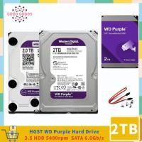 ราคา Hgst WD สีม่วง 2TB WD20PURX WD22HKVS WD20EJRX WD23PURZ ฮาร์ดดิสก์ไดรฟ์เฝ้าระวัง 5400 RPM Class SATA 6Gb s 64MB Cache 3 5 นิ้ว (24883393777)
