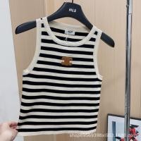 ราคา Celine2024เสื้อกล้ามแขนกุดลายทางลำลองสำหรับผู้หญิงฤดูร้อน udwe (27507549587)